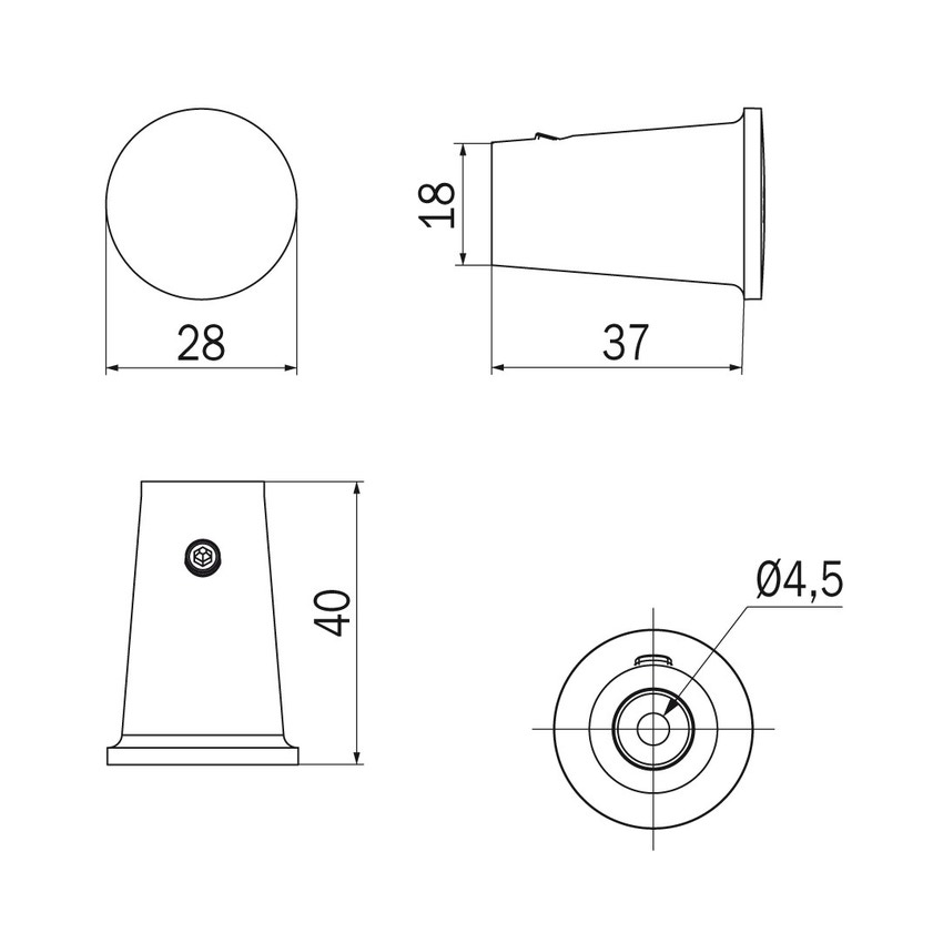 Immagine di Inda EGO appendiabiti, finitura cromo A1320ACR