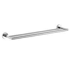Immagine di Inda FORUM portasalviette doppio L.60 cm, finitura cromo A3619CCR