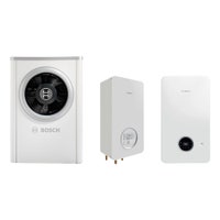 Immagine di Bosch Hybrid Optimum Sistema ibrido composto da pompa di calore con unità interna CSH7000i AW 7 OR e caldaia a condensazione compatta SOLO riscaldamento GC2300W 24 P per riscaldamento e raffrescamento 7735210081