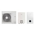 Immagine di Bosch Hybrid Smart Sistema ibrido composto da pompa di calore splittata 4 kW con unità interna Compress CSH3400iAW 4 e caldaia a condensazione compatta combi GC2300W 24/30 C 24 kW in riscaldamento e 30 kW in sanitario 7735210133