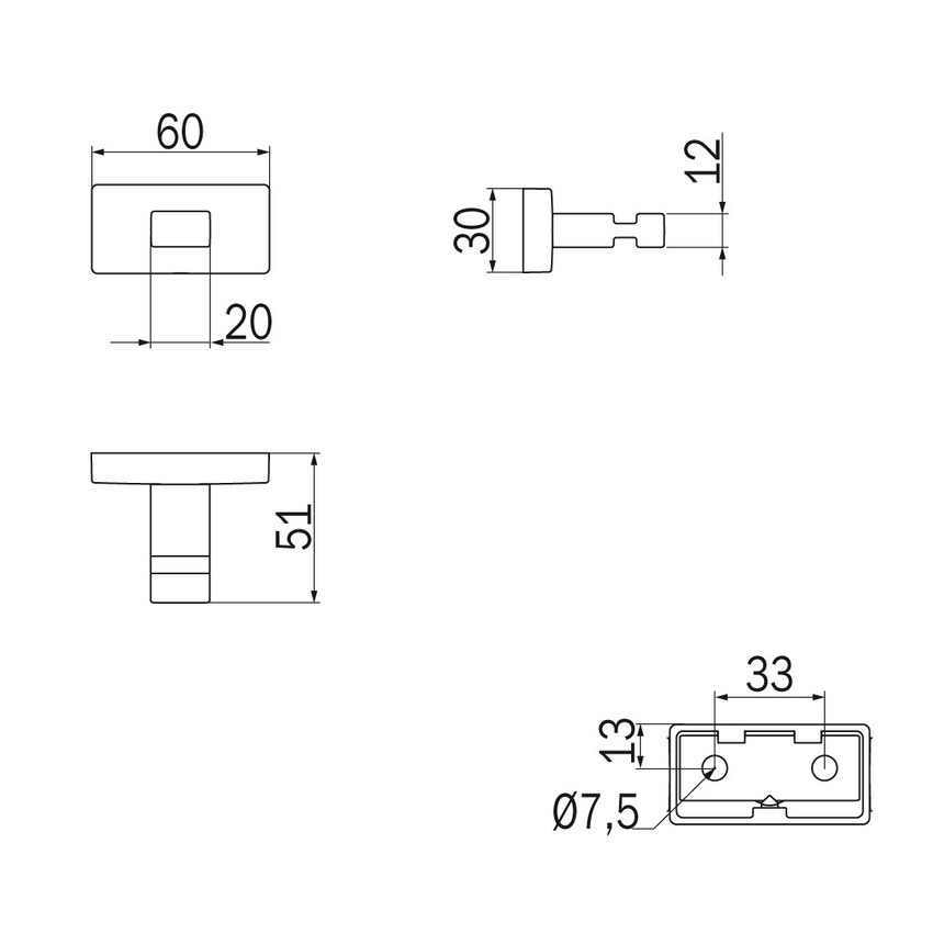 Immagine di Inda LEA appendiabiti, finitura cromo A1820ACR
