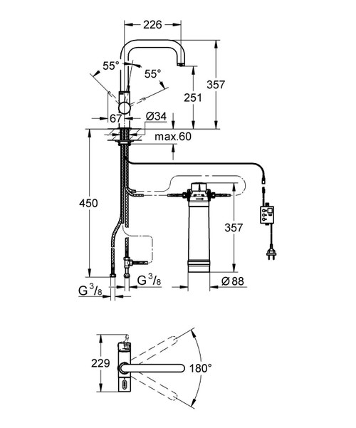 Miscelatore monocomando per lavello
