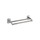 Inda EXPORT portasalviette doppio L.50 cm, tagliabile a misura, finitura cromo A2219BCR