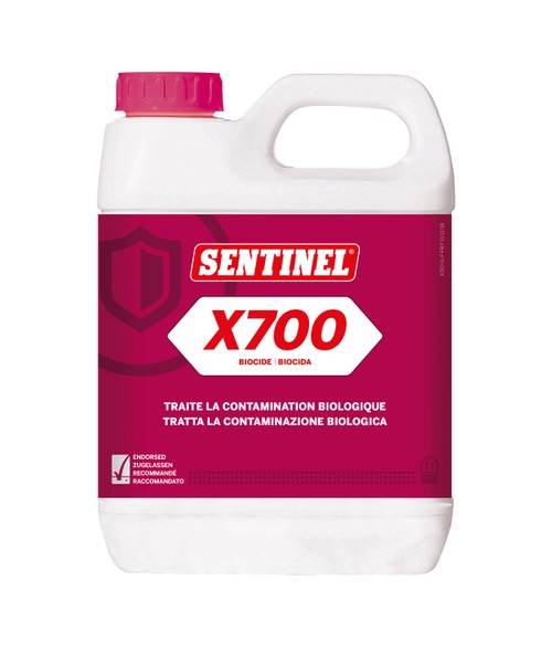 Immagine di Sentinel X700 Biocida, previene la contaminazione biologica negli impianti di riscaldamento a pannelli radianti, 1 litro X700L-12X1L-EXPB