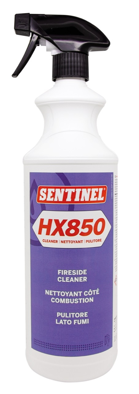 Immagine di Sentinel HX850 Pulitore Lato Fumi dei residui della combustione, flacone da 1 litro HX850-12X1L-SPRAY-EXP