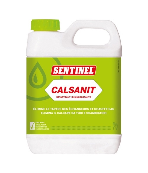 Immagine di Sentinel  CALSANIT disincrostante del calcare, bottoglia da 1 litro LR-12X1L-EXP