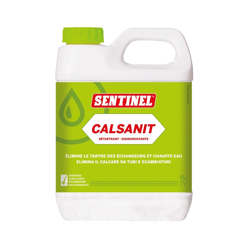 Immagine di Sentinel  CALSANIT disincrostante del calcare, bottoglia da 1 litro LR-12X1L-EXP