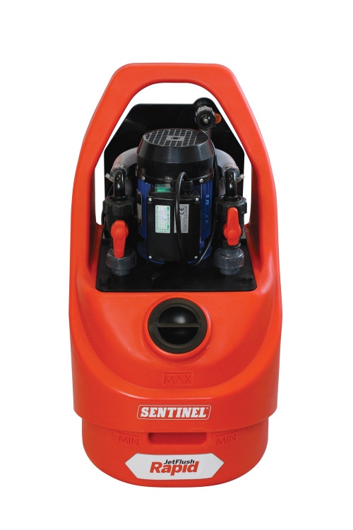 Immagine di Sentinel JETFLUSH RAPID pompa ad alta circolazione per la pulizia degli impianti di riscaldamento sporchi JET-RAPID-EURO