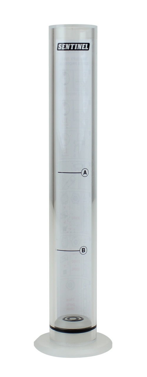 Immagine di Sentinel Tubo di Torbidità, dimostrazione visiva delle condizioni dell’acqua impianto TURBIDITY-AB-V1