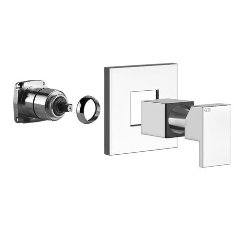 Immagine di Gessi RETTANGOLO miscelatore a parete 1 uscita, finitura rame PVD 20119#030