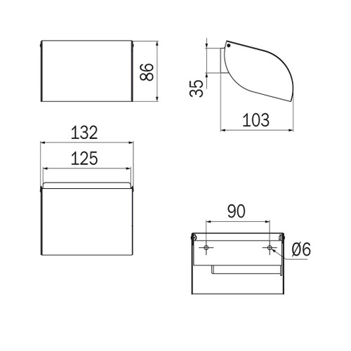 Immagine di Inda HOTELLERIE portarotolo con coperchio silenzioso, finitura cromo A3827ACR