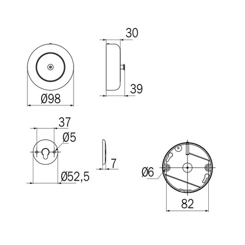 Immagine di Inda HOTELLERIE filo stendibiancheria estensibile, finitura cromo A04660CR