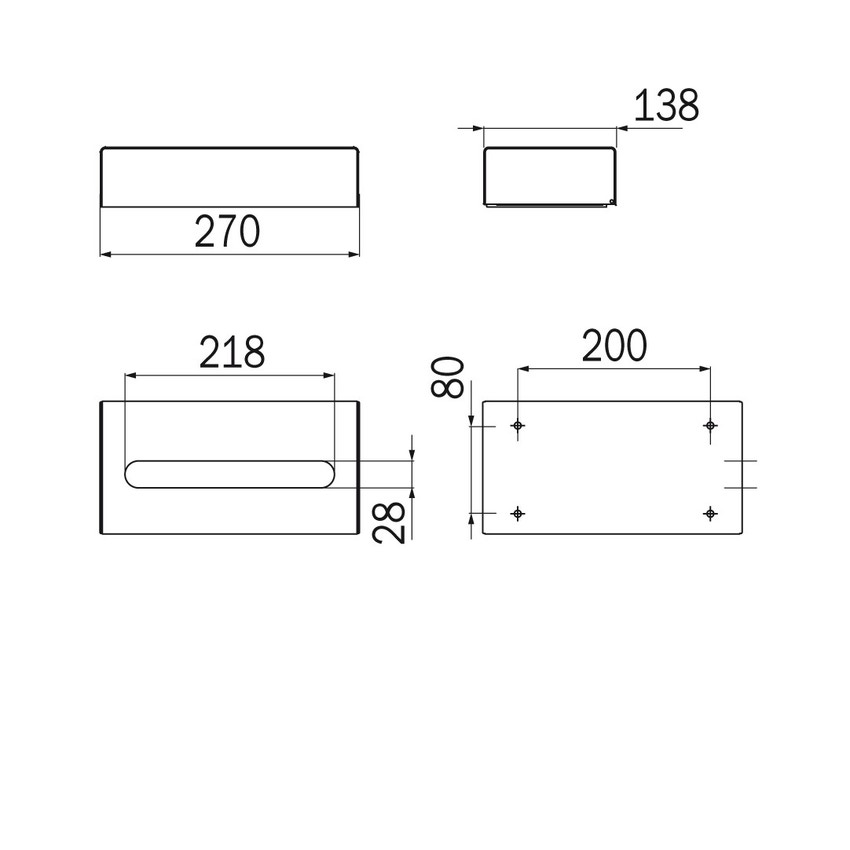 Box per fazzoletti in acciaio inox acquista QUI