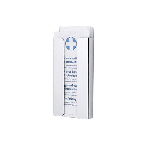 Immagine di Inda HOTELLERIE distributore di sacchetti igenici in acciaio, finitura inox AV0420AL