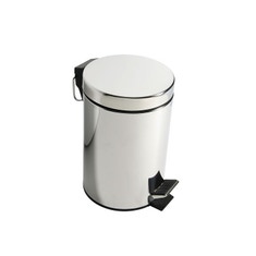 Immagine di Inda HOTELLERIE gettacarta con coperchio e padale, finitura inox AV602AAL001