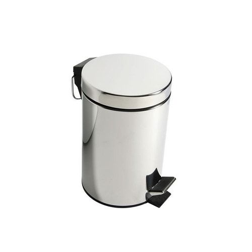 Immagine di Inda HOTELLERIE gettacarta con coperchio e padale, finitura inox AV602AAL001