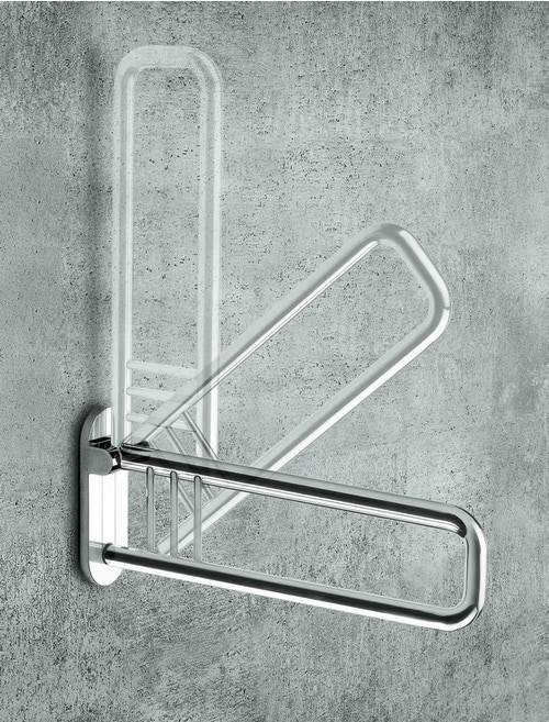 Immagine di Colombo Design CONTRACT appoggio ribaltabile L.65 cm, finitura cromo B97270CR