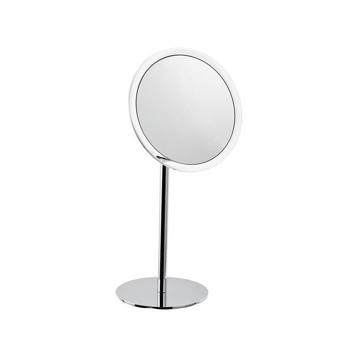 Immagine di Inda MY MIRROR specchio ingranditore da appoggio, parabola diametro 20 cm, finitura cromo AV058PCR