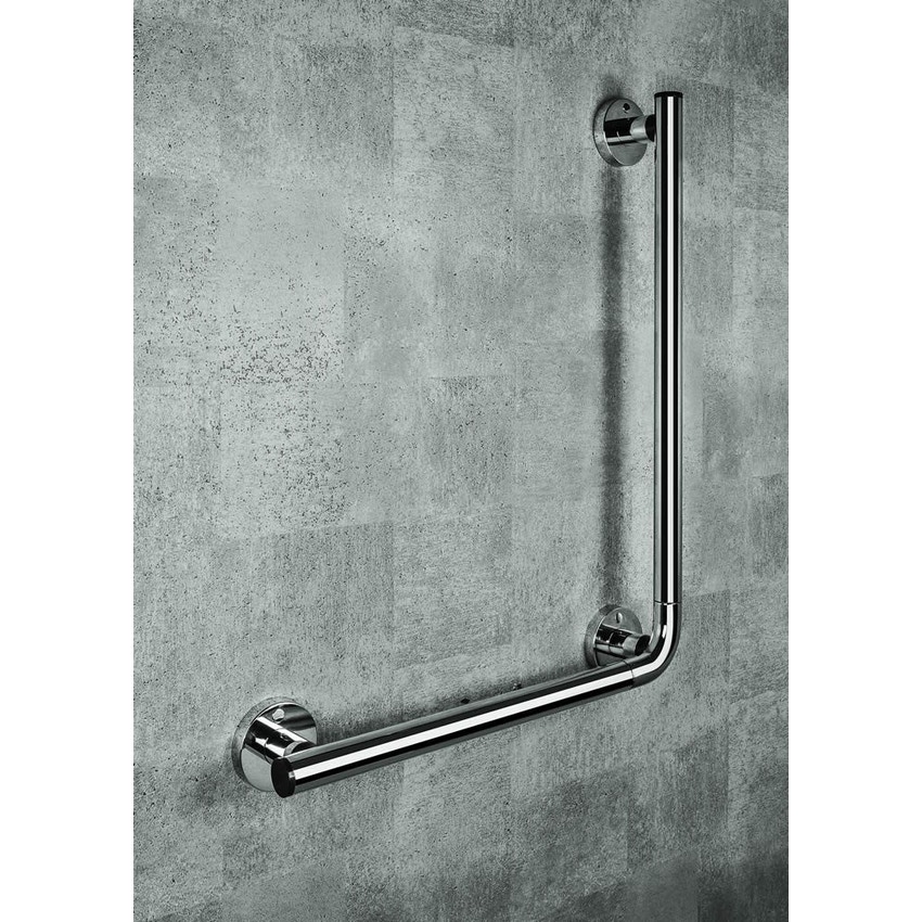 Immagine di Colombo Design CONTRACT sostegno a 90° reversibile, finitura cromo B97320CR