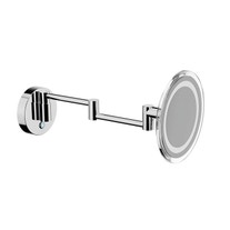 Inda AV158CCR MY MIRROR Specchio ingranditore a parete con doppio braccio  snodato, finitura cromo