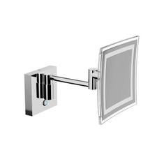 Immagine di Inda MY MIRROR specchio ingranditore a parete, con braccio snodato, finitura cromo AV258CCR