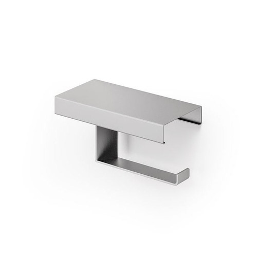 Immagine di Inda INDISSIMA modulo portarotolo destro con coperchio, finitura acciaio inox spazzolato A8826NNS