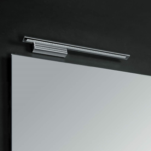 Immagine di Colombo Design Gallery lampada a parete con luce a LED, acciaio inox B1463