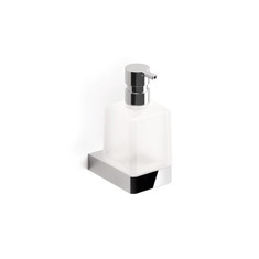 Dispenser sapone Gealuna con contenitore in vetro trasparente 250 ml