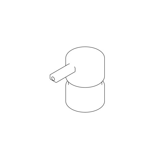 Immagine di Inda Erogatore, finitura acciaio inox spazzolato R88120001