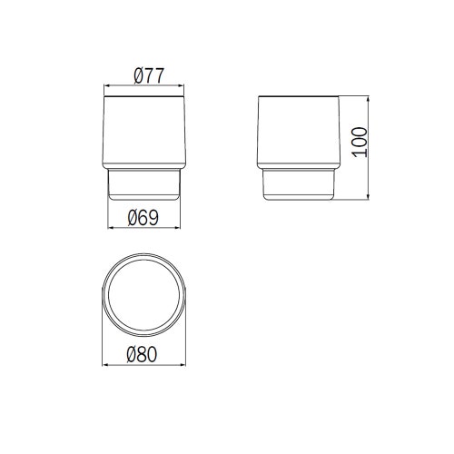 Immagine di Inda Bicchiere in vetro satinato R00100007