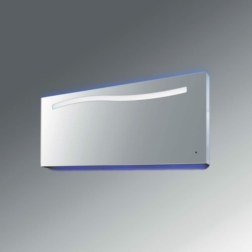 Immagine di Colombo Design Fashion specchio a filo lucido con decoro B2062