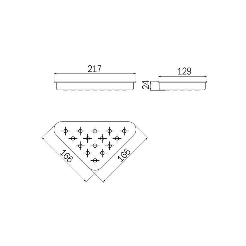Immagine di Inda Ripiano in PMMA trasparente R04310