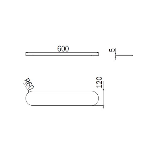 Immagine di Inda Ripiano in cristallo satinato temperato 5 mm R11320001