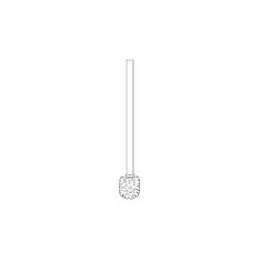 Immagine di Inda Asta completa in ottone, finitura cromo R1814N001