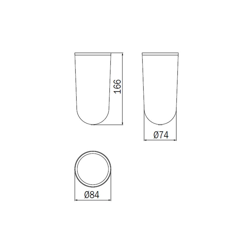 Immagine di Inda Bacinella interna in polipropilene, colore bianco R31140004