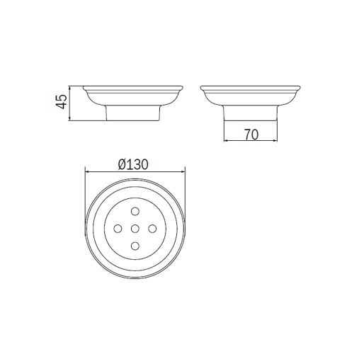 Immagine di Inda Bacinella in ceramica, colore bianco R32110001