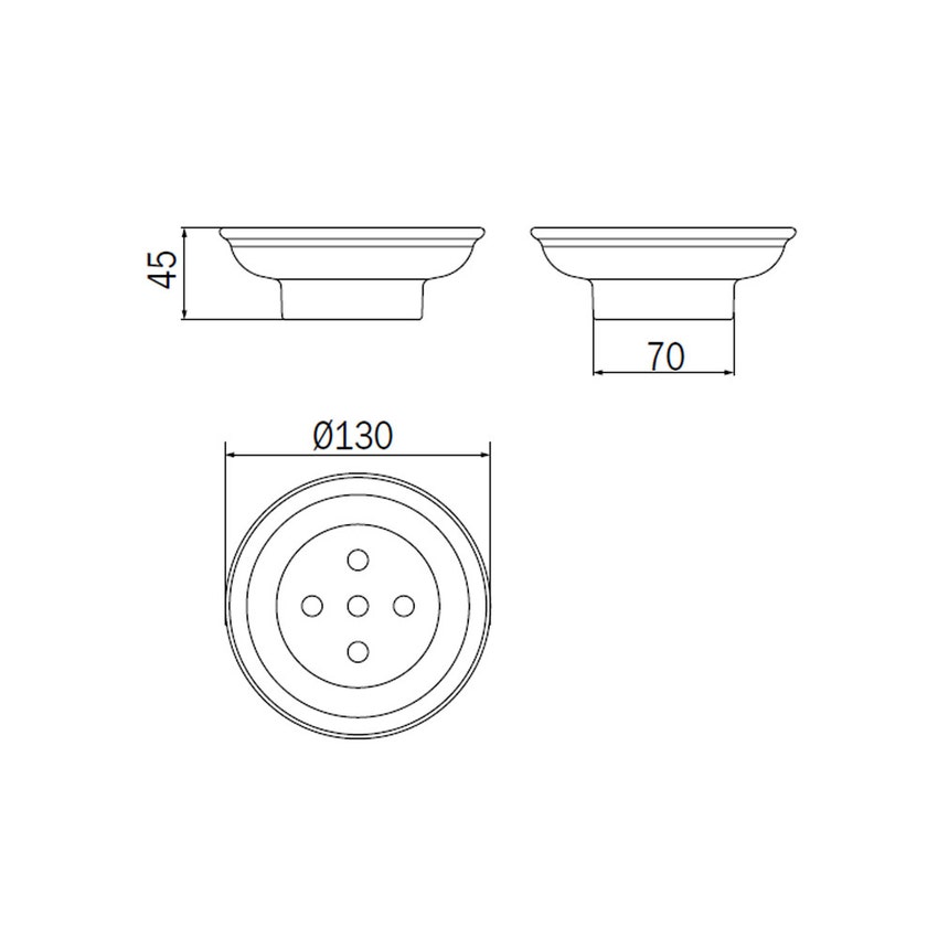 Immagine di Inda Bacinella in ceramica, colore bianco R32110001