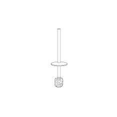 Immagine di Inda Asta completa in ottone, finitura cromo R41140