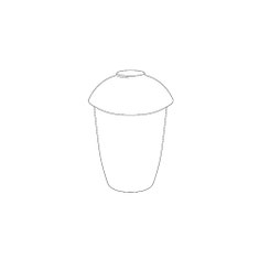 Immagine di Inda Contenitore in vetro satinato R43670