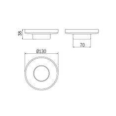 Immagine di Inda Touch bacinella in vetro satinato R46110
