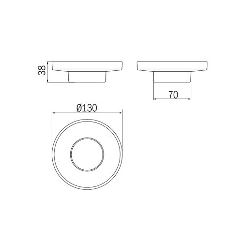 Immagine di Inda Touch bacinella in vetro satinato R46110