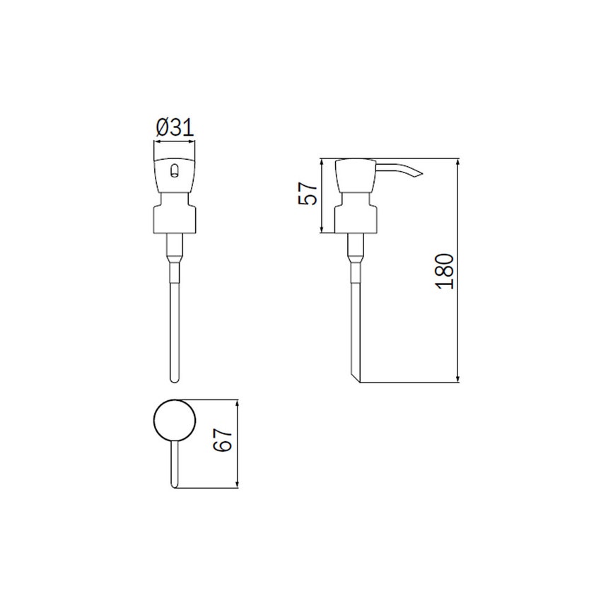 Immagine di Inda Erogatore in ottone, finitura cromo R76120001