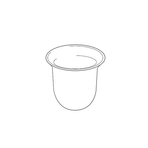 Immagine di Inda Bacinella in vetro satinato R76140