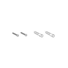 Immagine di Inda Vite in inox diametro 5,5 mm L. 50 + tasselli, confezione da 2 pz. RMC029