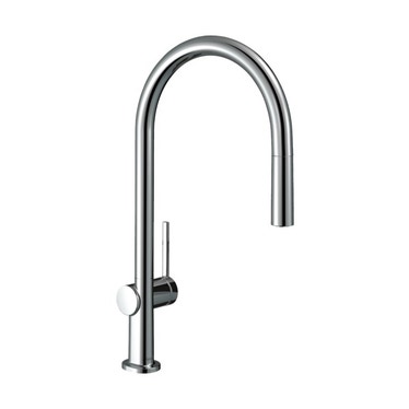 Hansgrohe M54 miscelatore cucina monocomando 210, bocca d’erogazione estraibile, 1 jet, sBox, finitura cromo 72803000