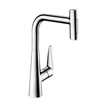 Hansgrohe M51 miscelatore monocomando da cucina 300, bocca estraibile, 2 jet, finitura cromo 72823000