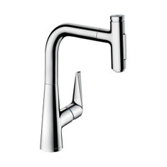 Immagine di Hansgrohe M51 miscelatore monocomando da cucina 220, bocca estraibile, 2 jet, finitura cromo 72824000