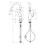 Immagine di Hansgrohe M42 miscelatore cucina monocomando 180, doccetta estraibile, 2 jet, finitura cromo 71801000