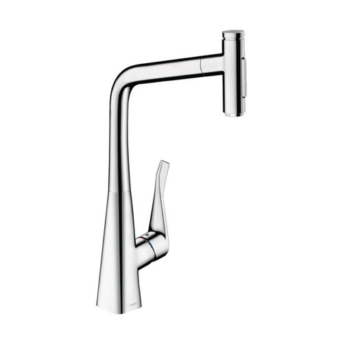 Immagine di Hansgrohe M71 miscelatore monocomando da cucina 320, bocca estraibile, 2 jet, finitura cromo 73820000