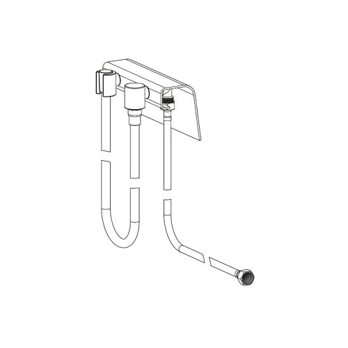 Immagine di Kaldewei Tubo doccia esterno, effetto cromato 689720210999